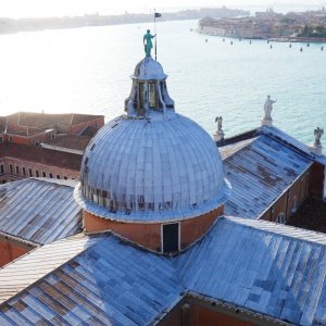 Blick von Turm von Basilica di San Giorgio Maggiore