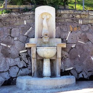 Brunnen im Rosengarten