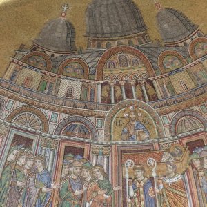 Das älteste Mosaik von San Marco