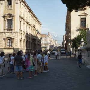 Catania Domplatz Via Etnea