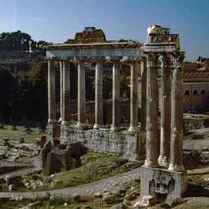 Tempel des Saturn auf dem Forum Romanum
