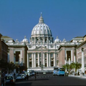 Via della Conciliazione mit Blick auf den Petersplatz
