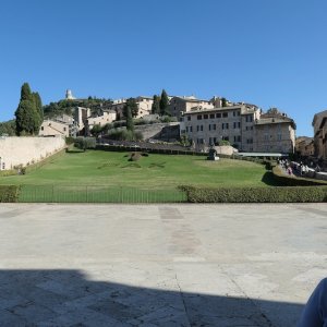 Assisi - Blick zur Stadt