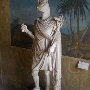 Vatikanische Museen: Statue des Anubis