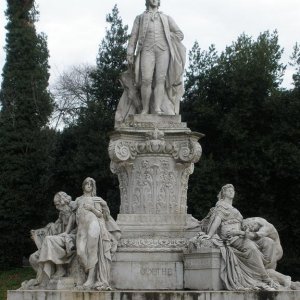 Villa Borghese - Goethe-Denkmal