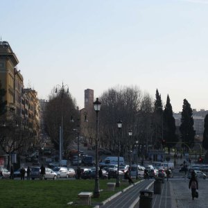 Blick vom Lateran zum Hotel