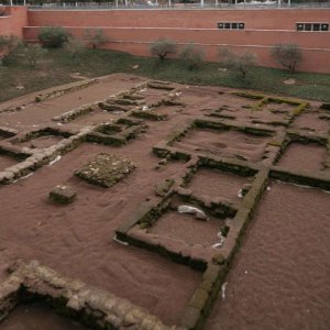 Parco della Musica antike Fundamente