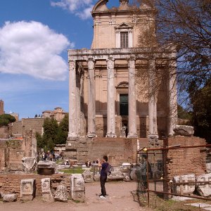 Tempel des Antonius Pius und der Faustina