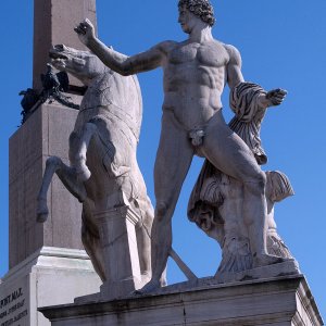 Fontana dei Dioscuri (Detail) auf dem Quirinal