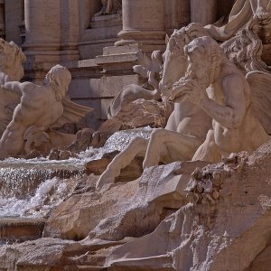 Fontana di Trevi Detail