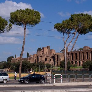 Palatin von der Viale Aventino