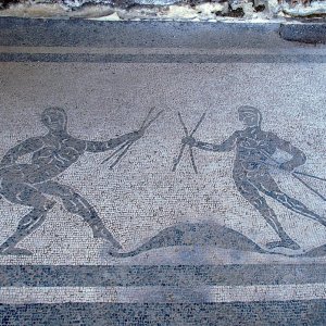 Ostia Antica Caupona di Alexander Helix Mosaik