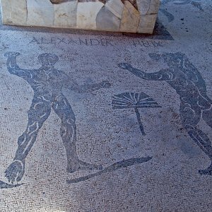 Ostia Antica Caupona di Alexander Helix Mosaik