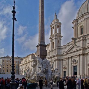 Obelisk vor S. Agnese