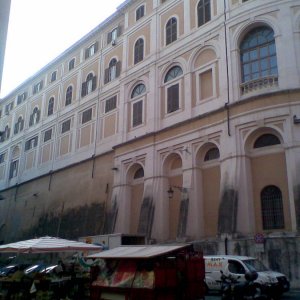 Marktstand vor Quirinal