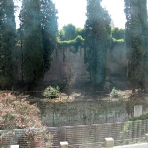 Rom mit Tchting - Mausoleum d. Augustus