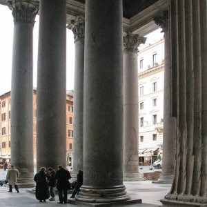 Blick aus dem Pantheon
