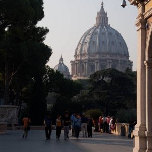 Vatikanische Museen - Blick von der Terrasse