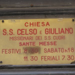 SS. Celso e Giuliano in Banchi ffnungszeiten