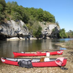 Pause am Dordogneufer