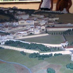 Tivoli - Modell der Villa Adriana