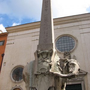 Bernini-Elefent vor S.M Sopra Minerva