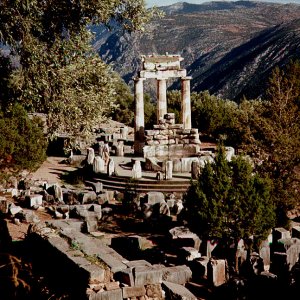 Der Tholos in Delphi
