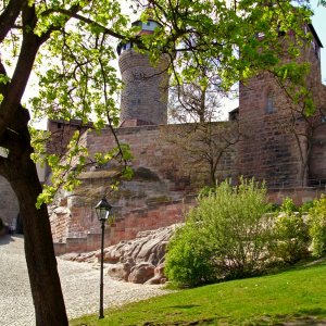 Nrnberg Burg mit Sinnwellturm