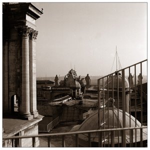 Dachlandschaften von San Pietro aus