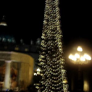 Weihnachtsbaum auf dem Petersplatz 2007