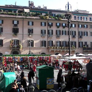 Piazza Navona: Weihnachtsmarkt