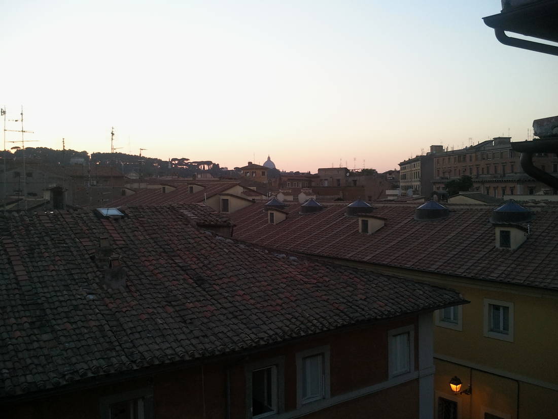 Abendhimmel in Rom