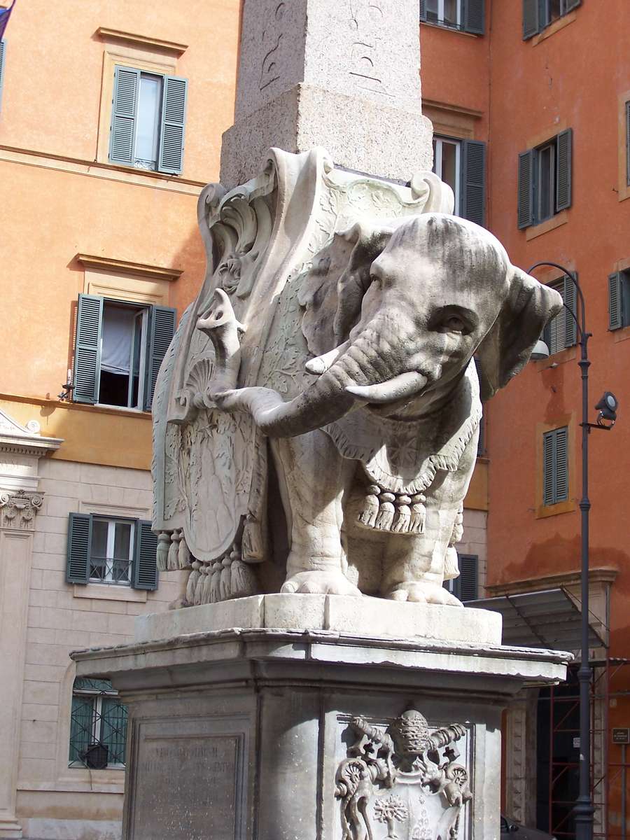 Bernini-Elefant ("sopra Minerva")