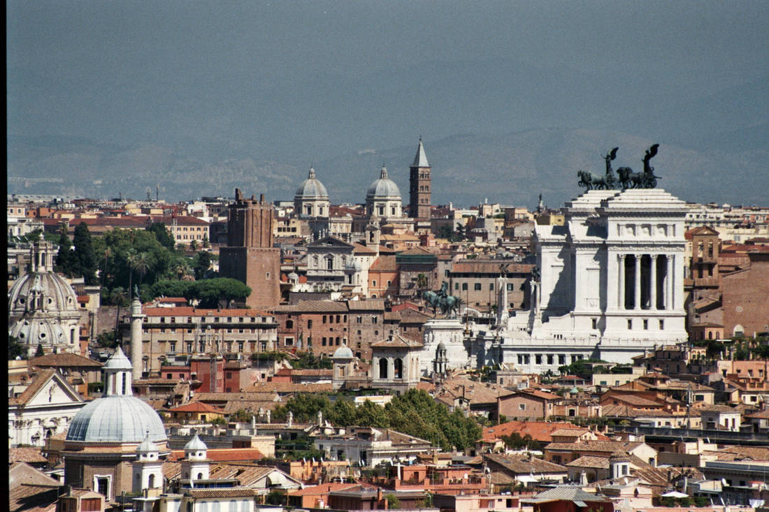 Ein Blick ber Rom - Vom Gianicolo aus!