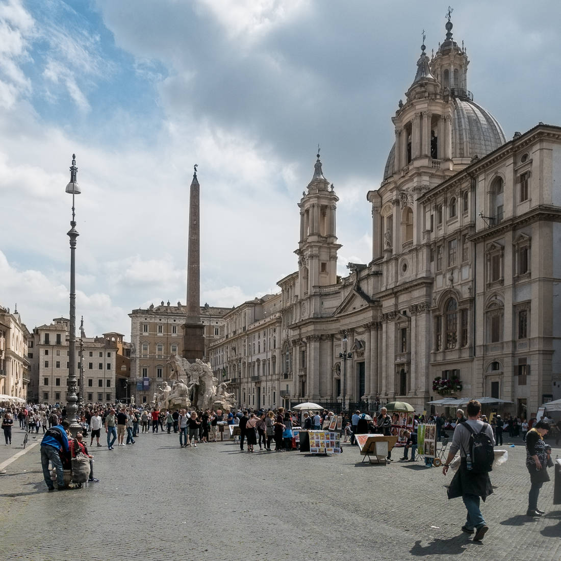 Eingewhnungsspaziergang 2016 Piazza Navona