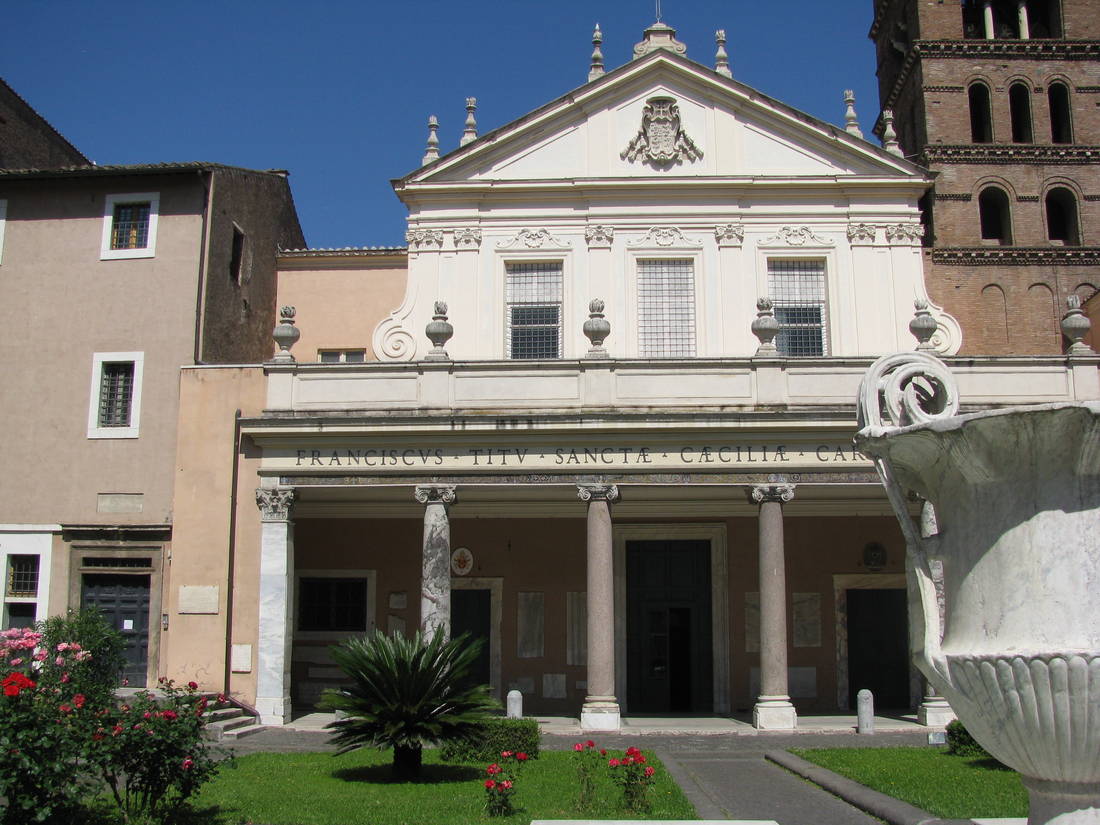 Pfingstmontagmorgen Santa Cecilia in Trastevere
