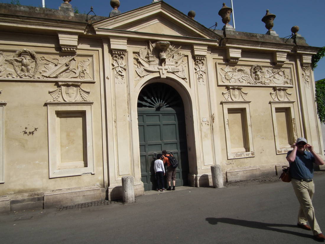Piazza Cavalieri di Malta mit dem Schlsselloch