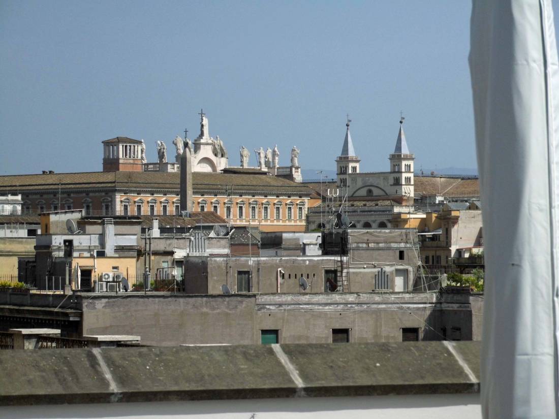 Rom 2016 Blick von Dachterasse des Hotels