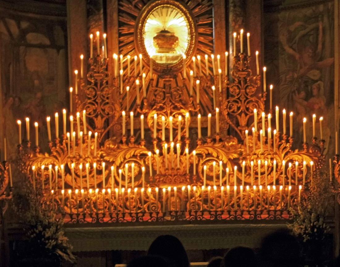 Santa Maria dell'Orto - Macchina delle Quarant'Ore per il Giovedi santo