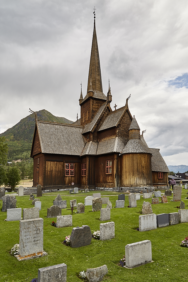 Stabkirche in Lom Norwegen