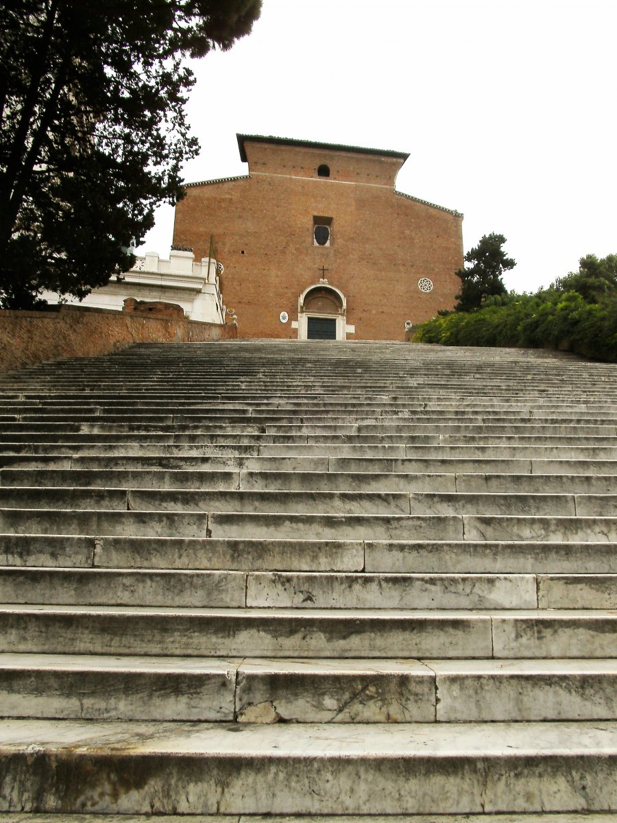 Treppe zur Kirche Santa Maria in Aracoeli