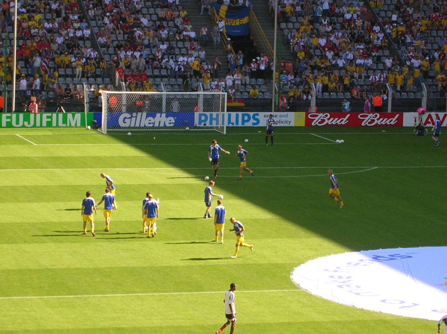 WM 2006 - vor dem Match Schweden gegen Trinidad/Tobago